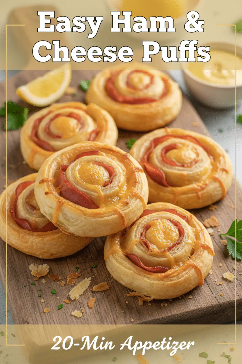 Ham and Cheese Puff Pastry - Flaky & Delicious Bites
