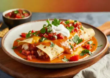 how to make queso chicken enchiladas