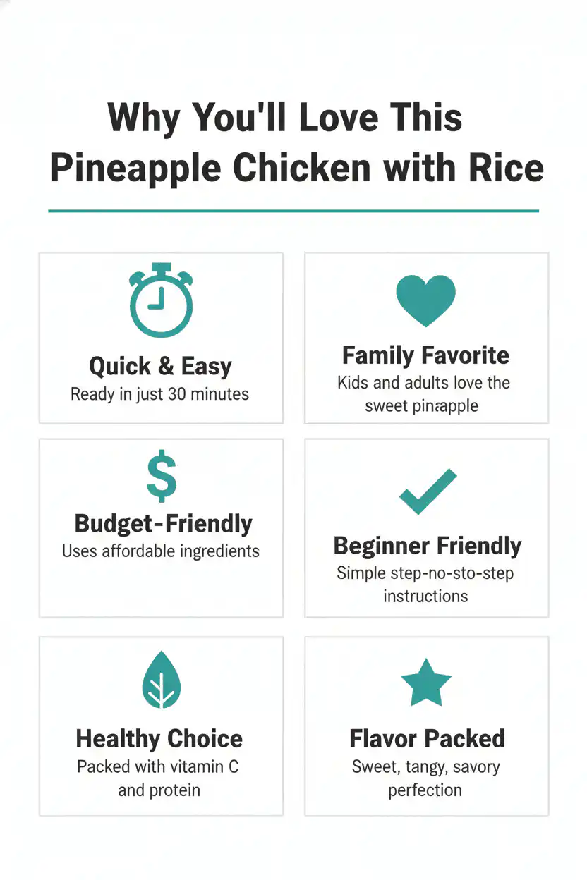 Why you'll love pineapple chicken with rice
