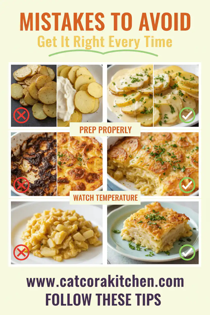 scalloped potatoes recipe common mistakes
