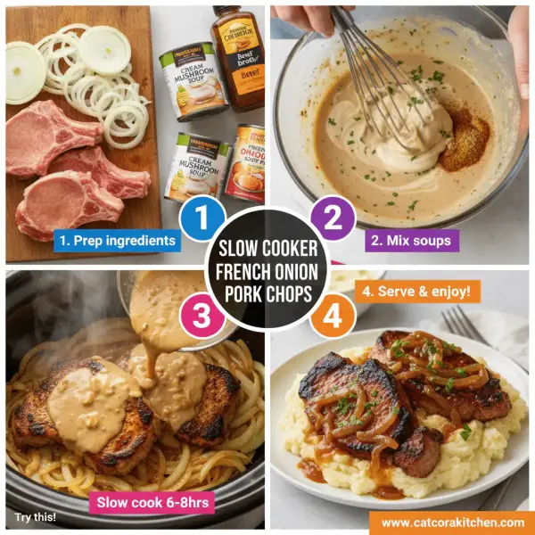 card recipe ingredients and instructions slow cooker french onion pork chops