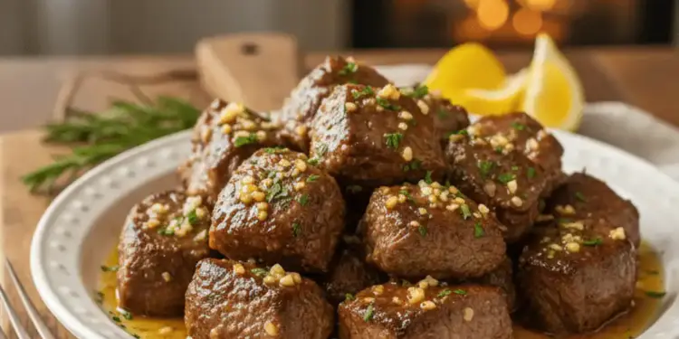 slow cooker garlic butter beef