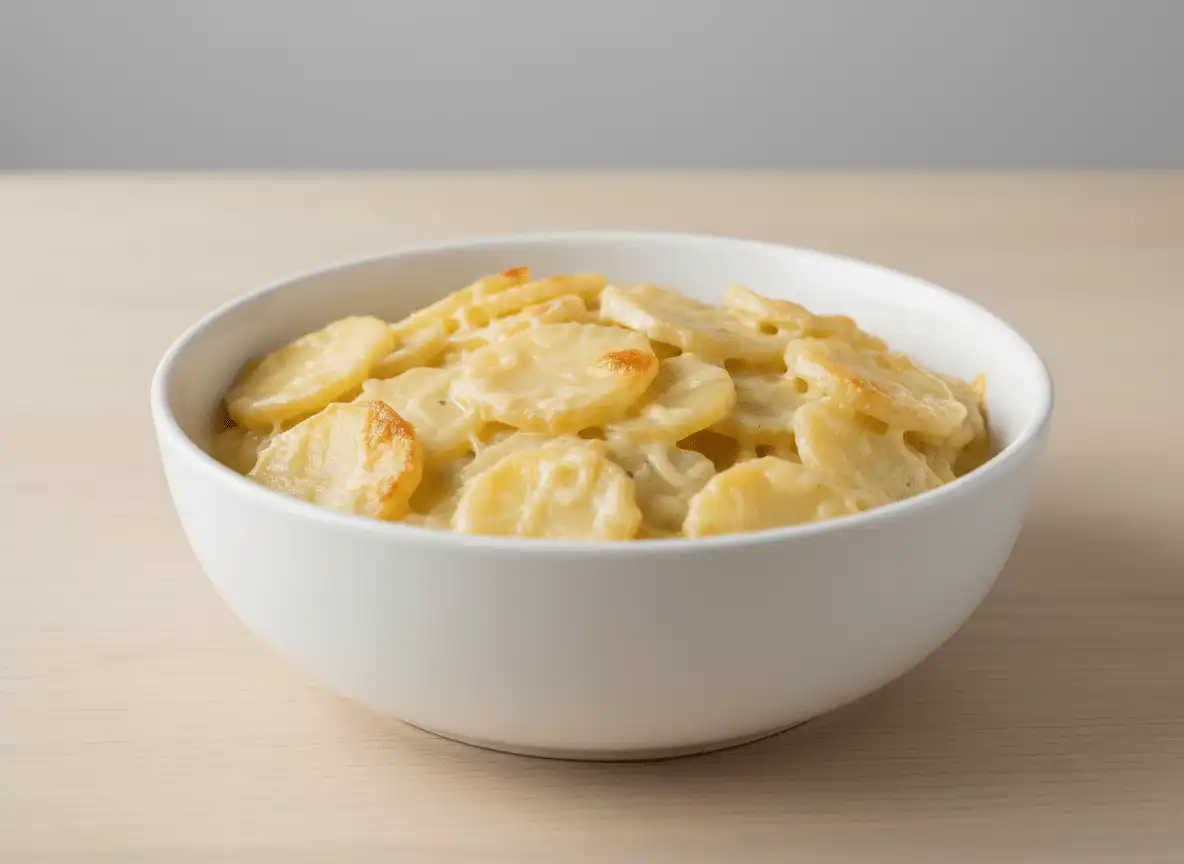 card recipe ingredients and instructions slow cooker scalloped potatoes