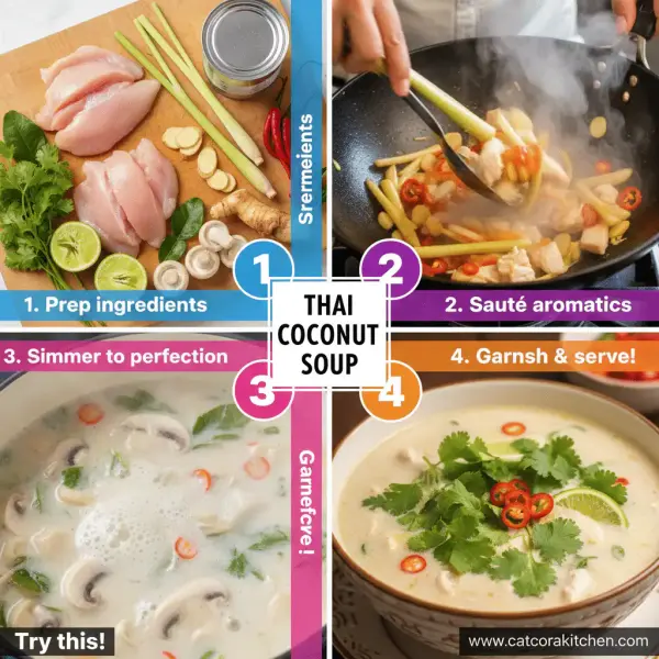 card recipe ingredients and instructions thai coconut soup