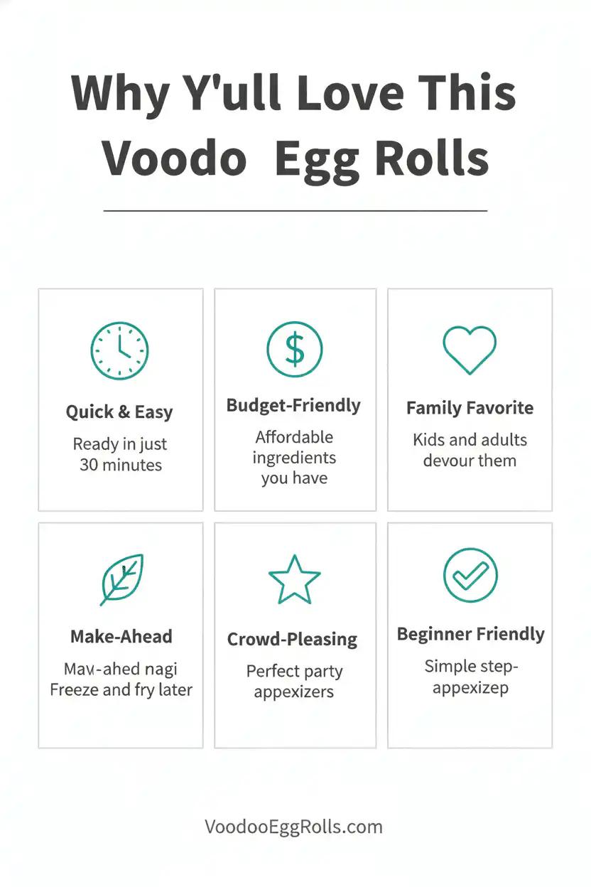 Why you'll love voodoo egg rolls