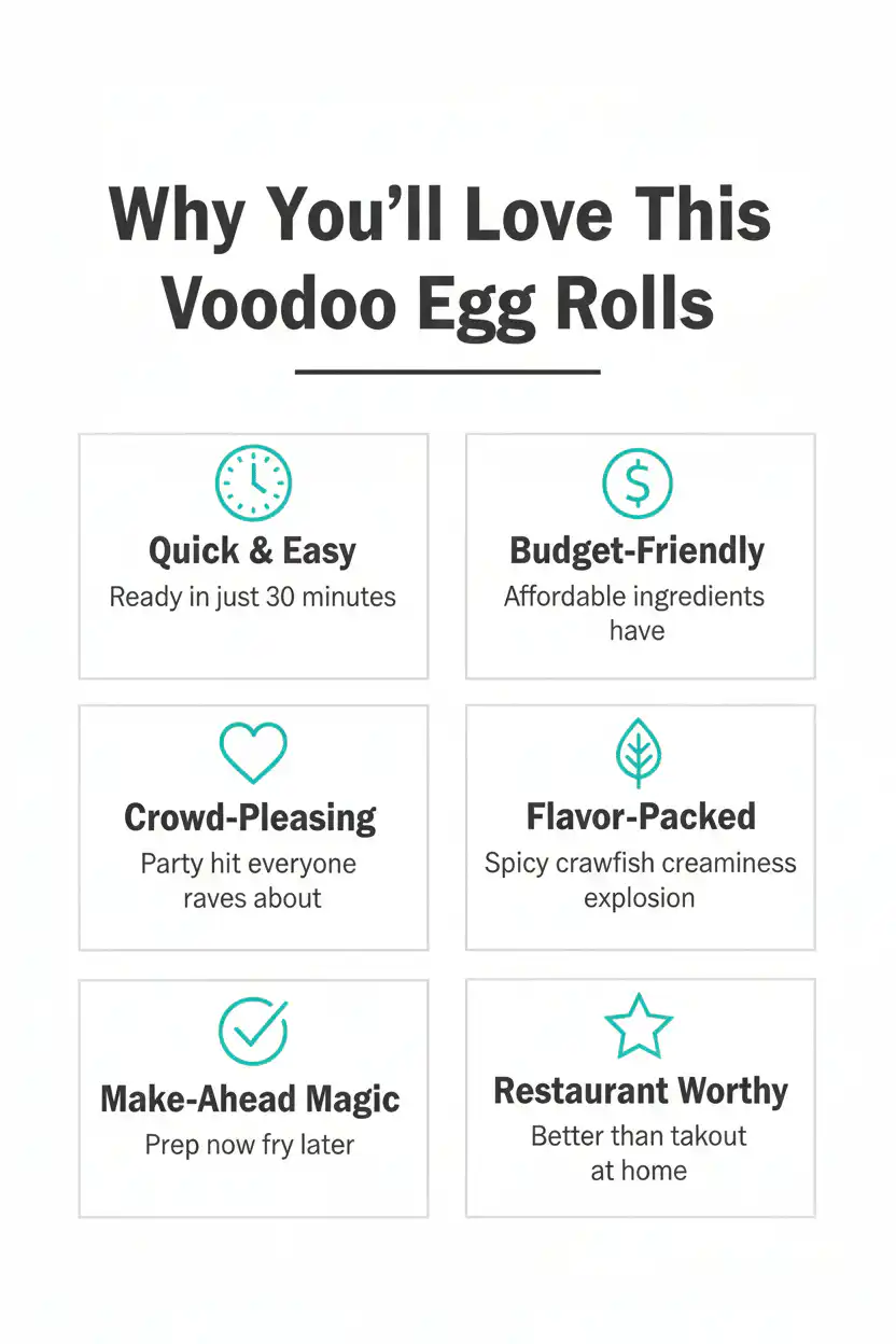 Why you'll love voodoo egg rolls