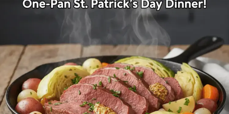 30-minute corned beef and cabbage skillet