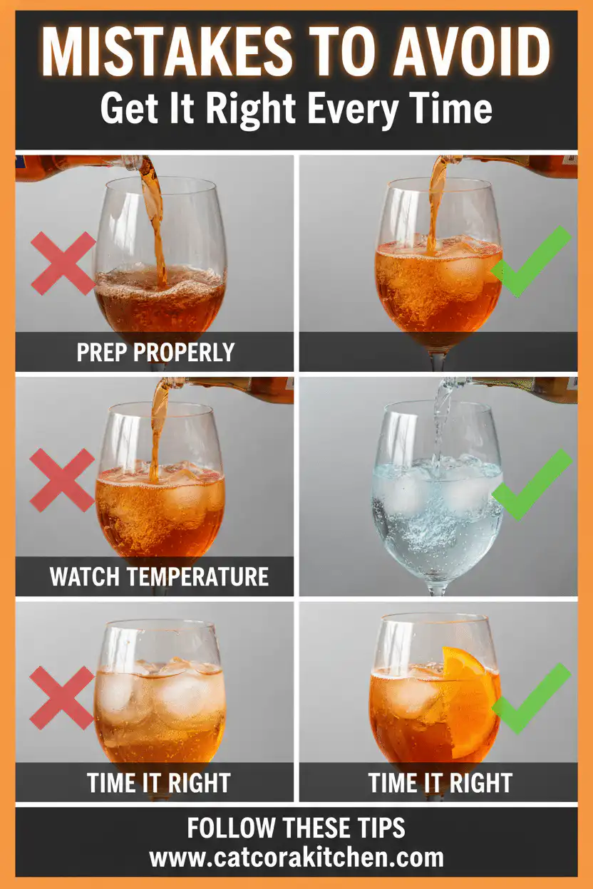 Aperol Spritz common mistakes