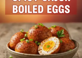 Cajun boiled eggs