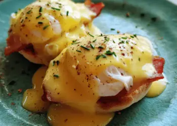Eggs Benedict with Hollandaise sauce