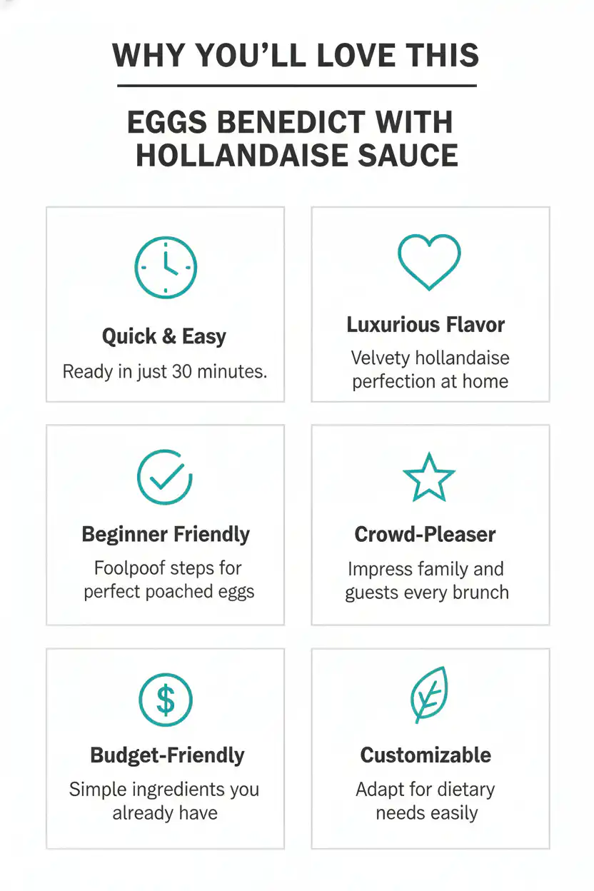 Why you'll love Eggs Benedict with Hollandaise sauce