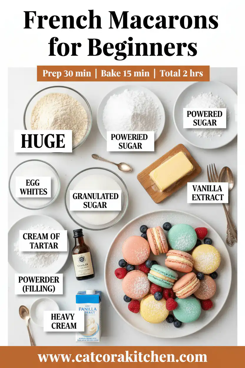 French macarons for beginners ingredients