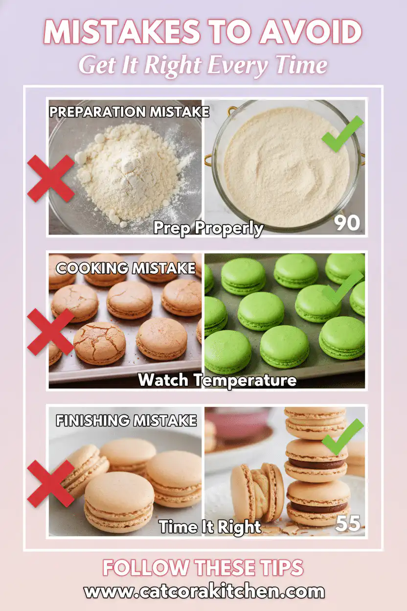 French macarons for beginners common mistakes