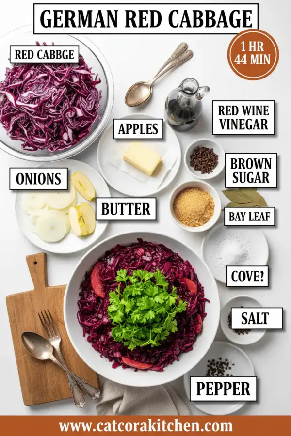 German red cabbage ingredients