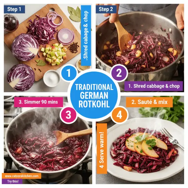 card recipe ingredients and instructions German red cabbage