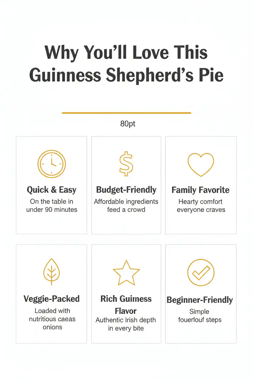 Why you'll love Guinness Shepherd's Pie