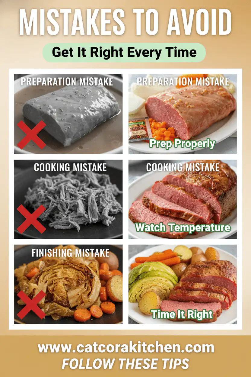 Instant Pot corned beef and cabbage common mistakes