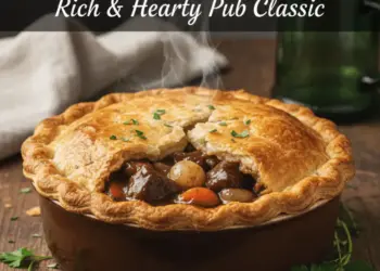 Irish Pub Guinness Beef Pie