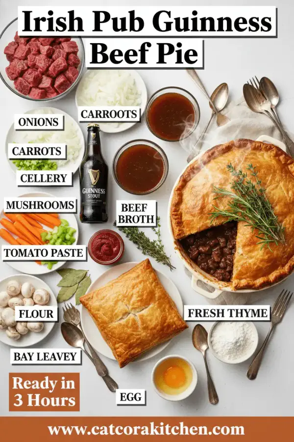 Irish Pub Guinness Beef Pie ingredients