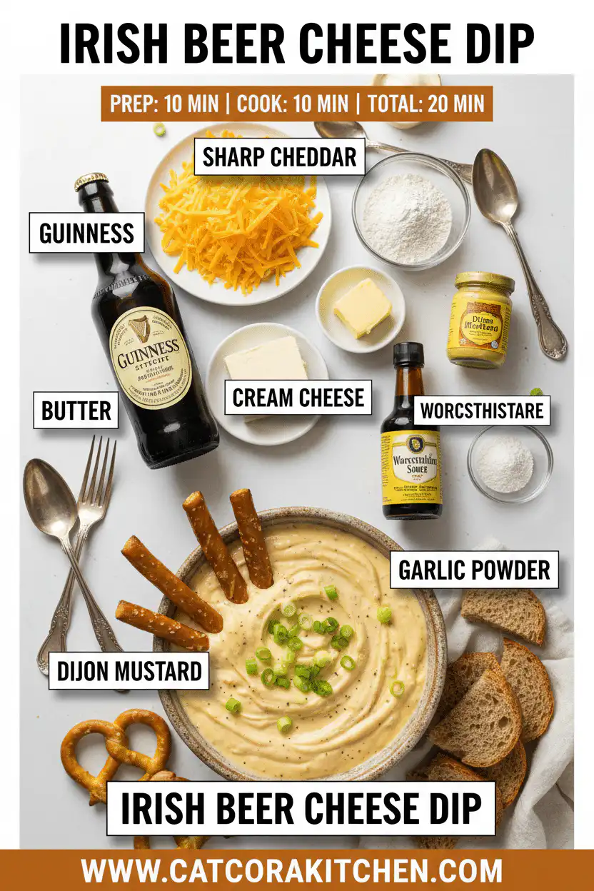 Irish beer cheese dip ingredients