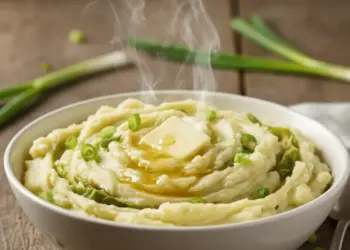 Irish colcannon potatoes and cabbage