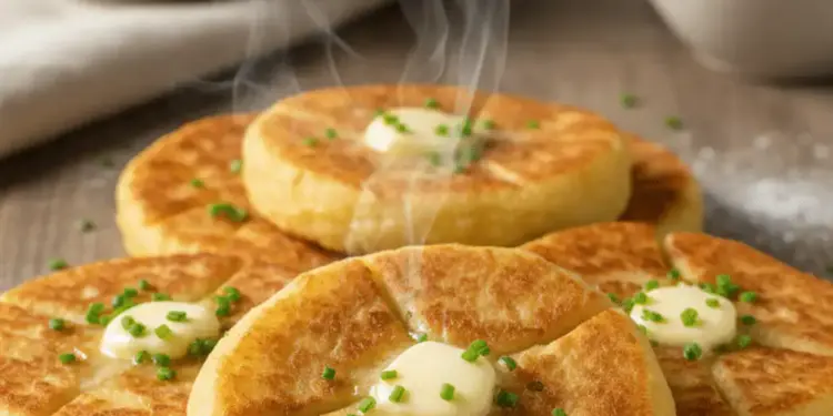 Irish potato farls classic breakfast