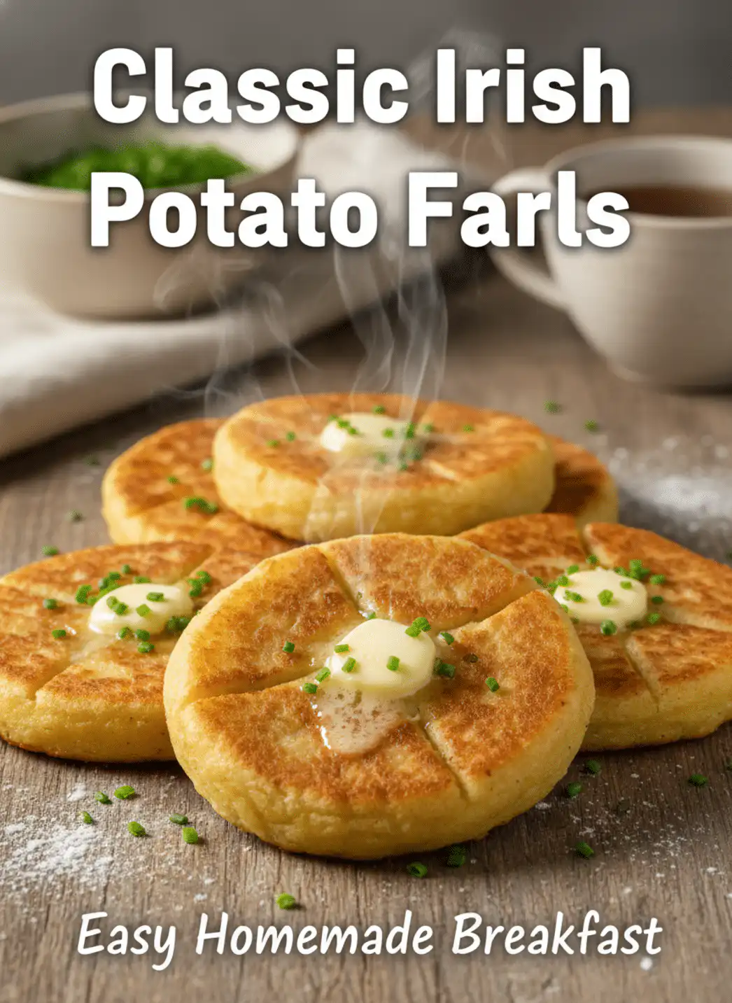 Irish Potato Farls Classic Breakfast Recipe