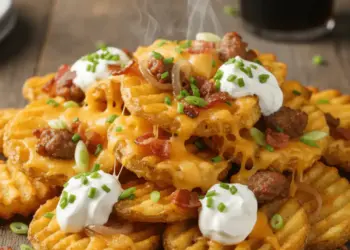 Irish pub potato nachos