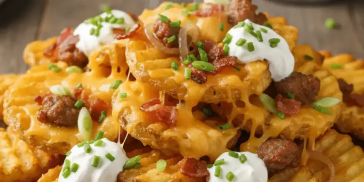 Irish pub potato nachos