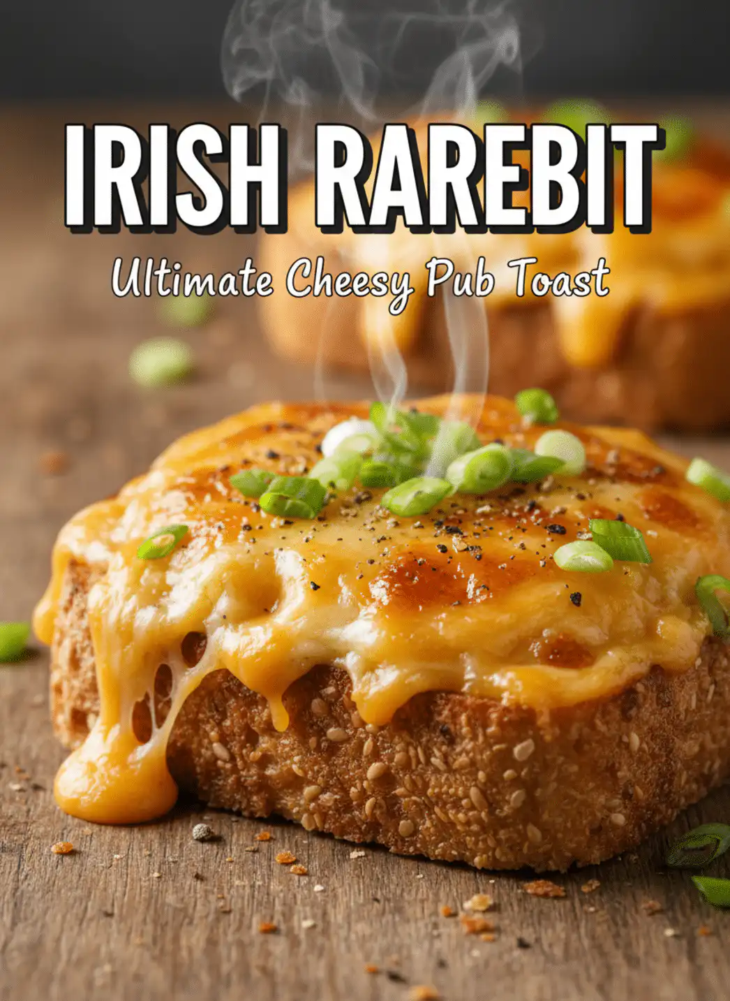 Irish Rarebit Cheesy Toast with Guinness Cheese Sauce