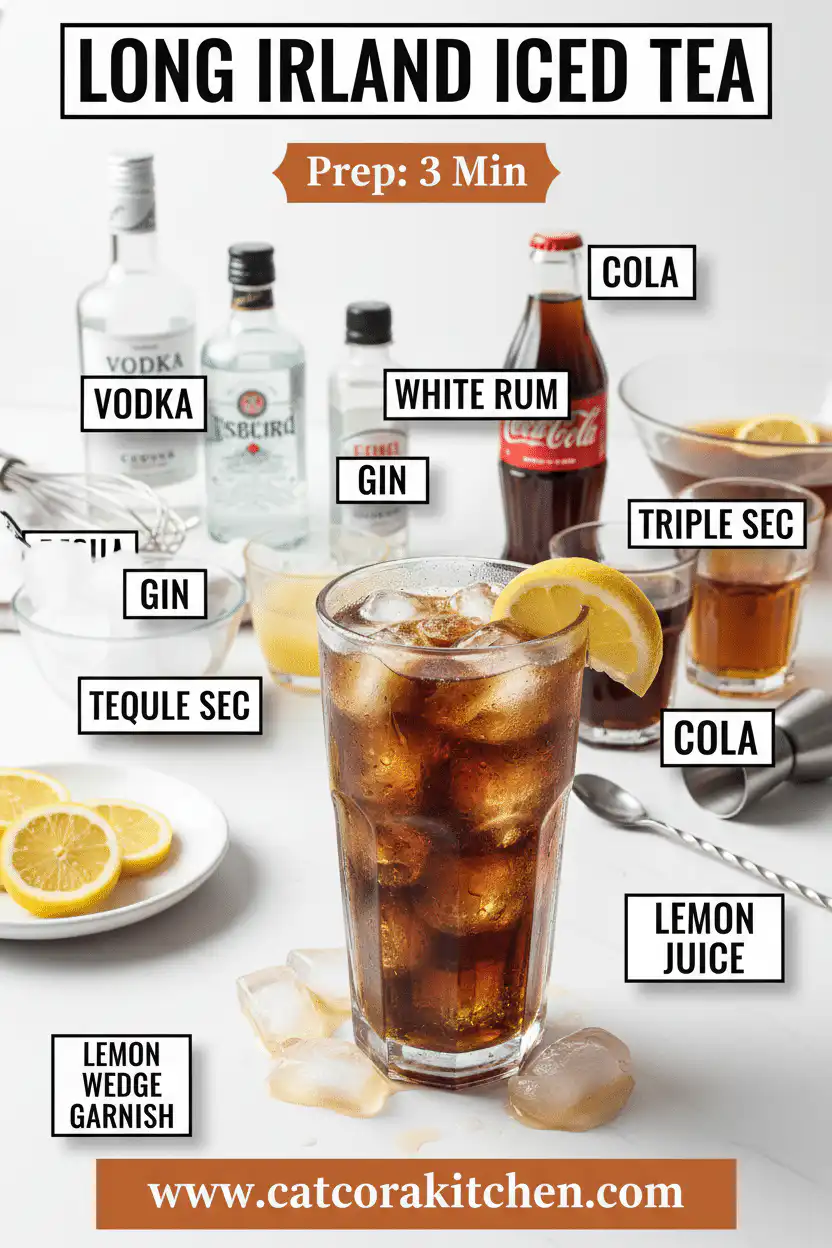 Long Ireland iced tea ingredients