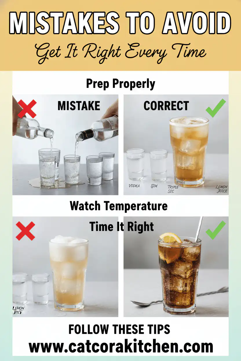 Long Ireland iced tea common mistakes