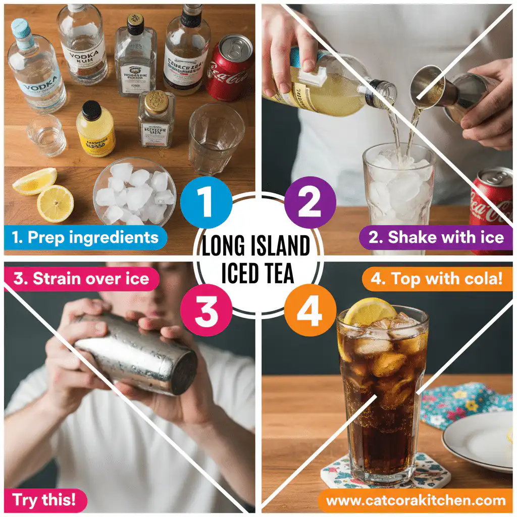 card recipe ingredients and instructions Long Ireland iced tea
