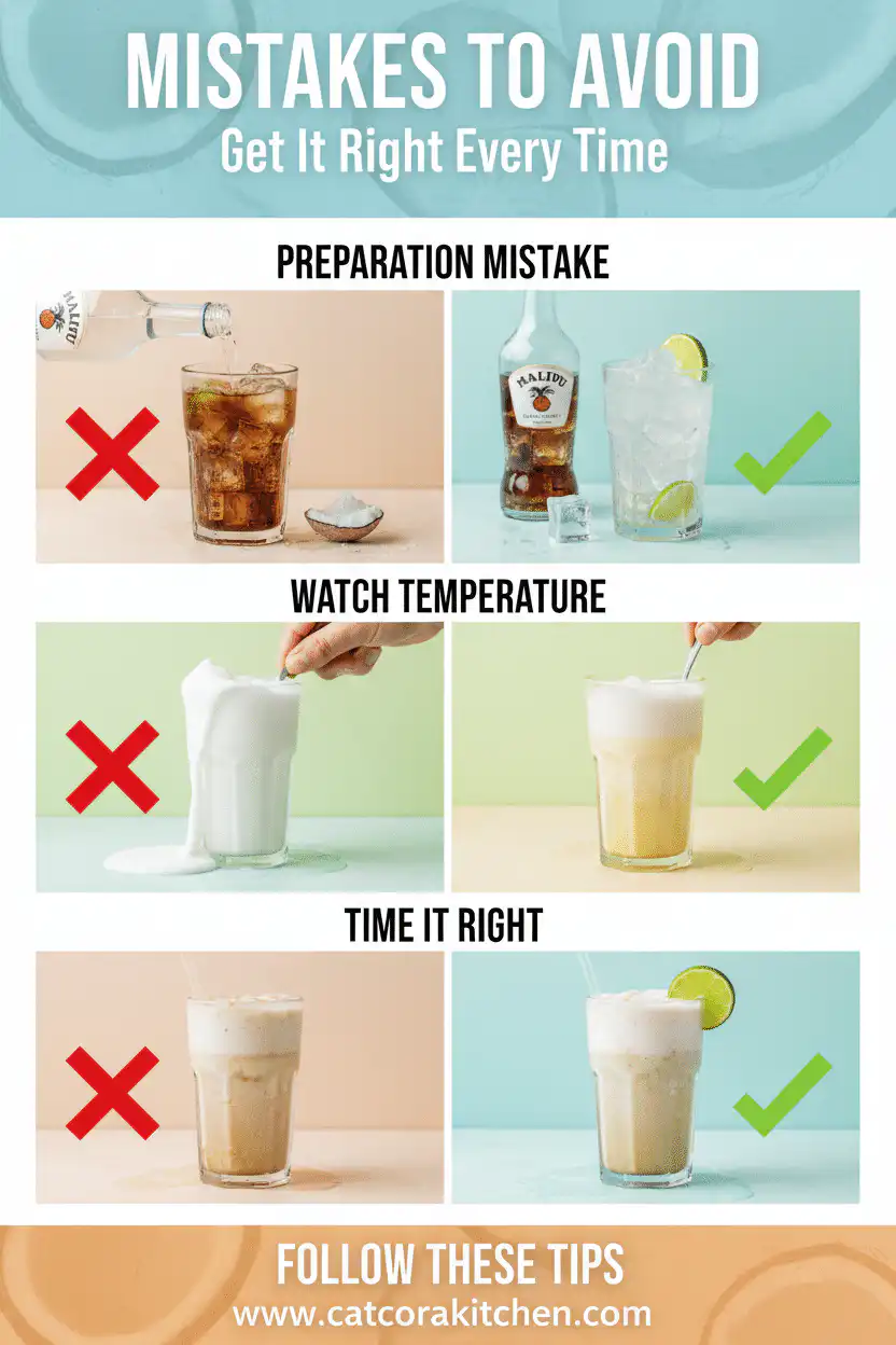 Malibu dirty soda common mistakes