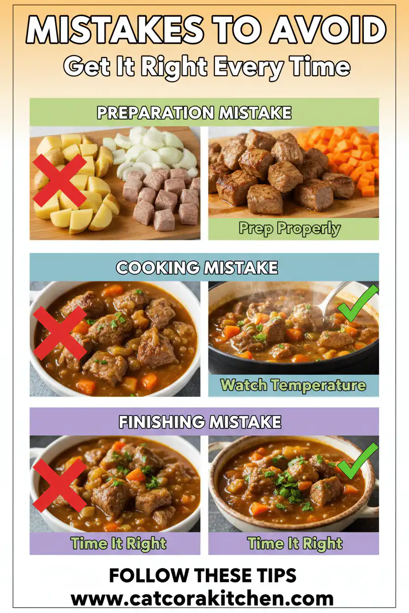 Mulligan Stew common mistakes