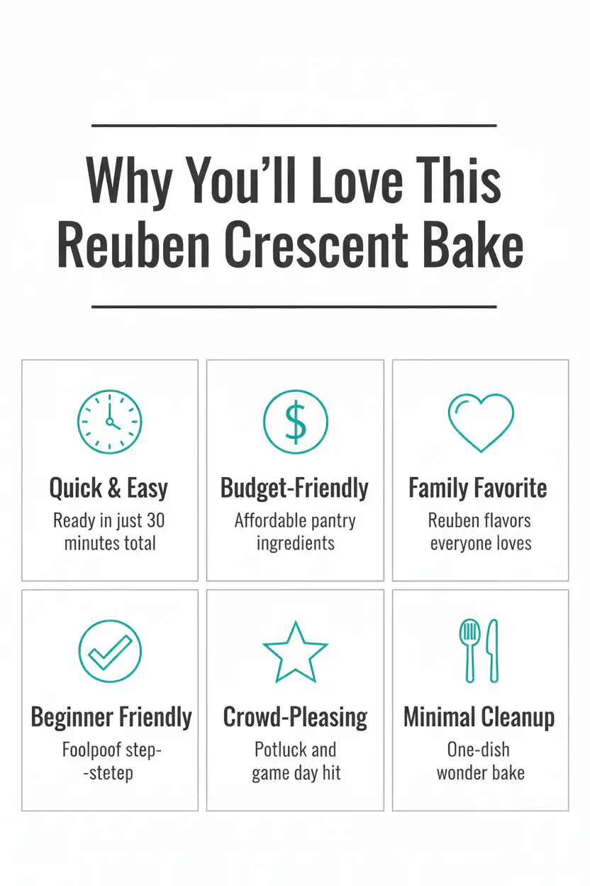 Why you'll love Reuben crescent bake