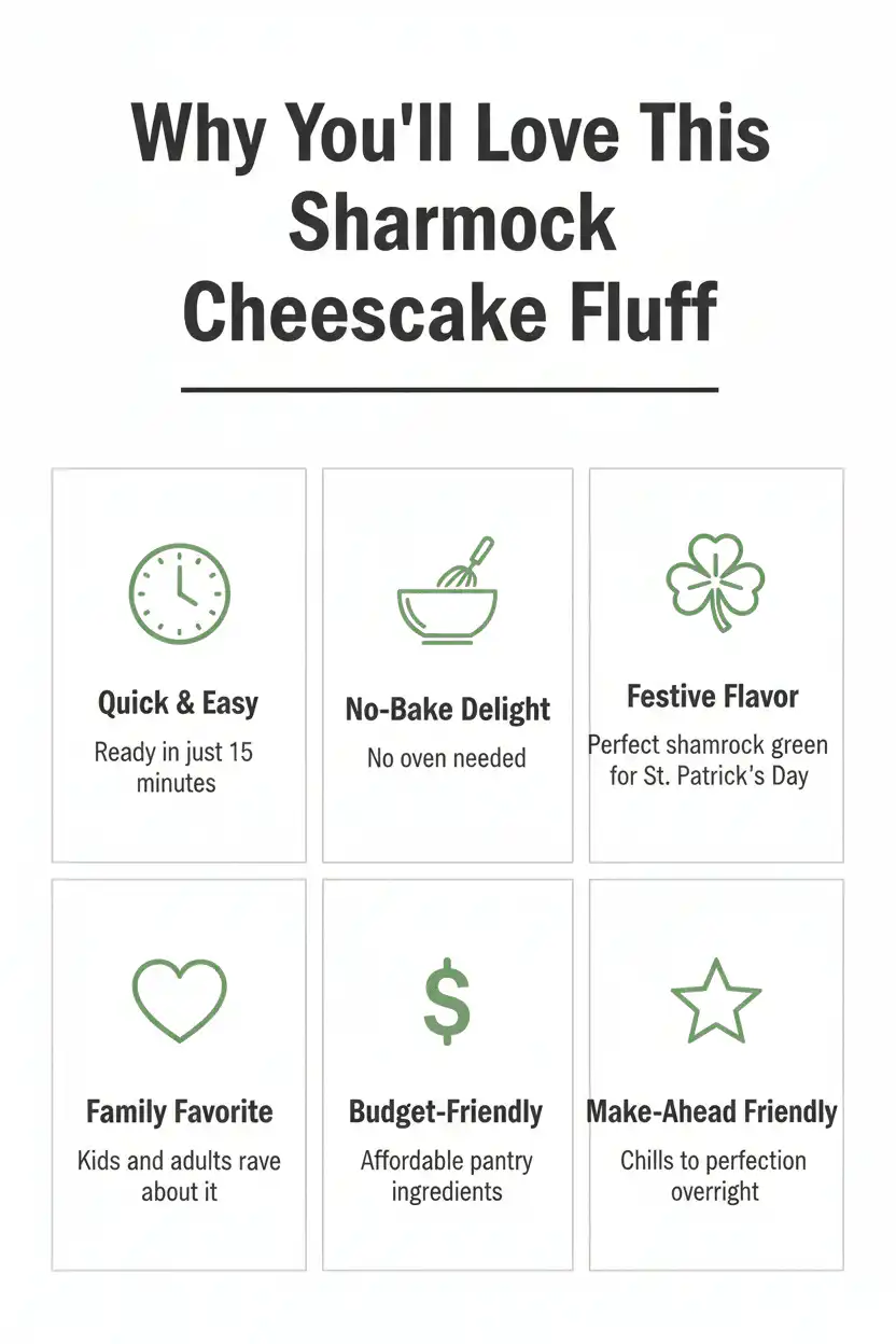 Why you'll love Shamrock Cheesecake Fluff