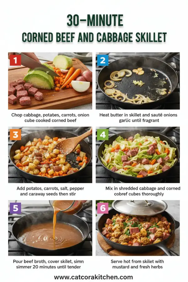 30-minute corned beef and cabbage skillet How to Make 