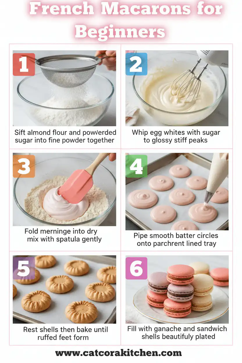 French macarons for beginners How to Make
