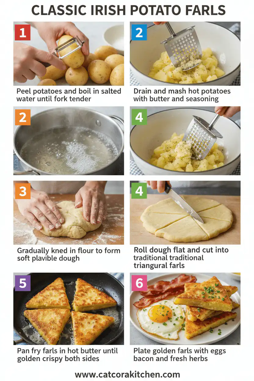 Irish potato farls How to Make 