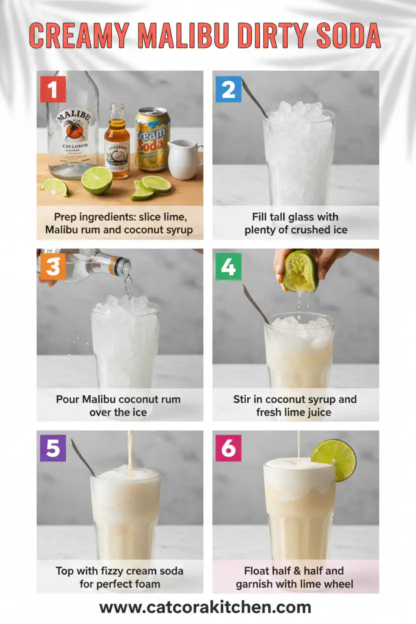Malibu Dirty Soda How to Make