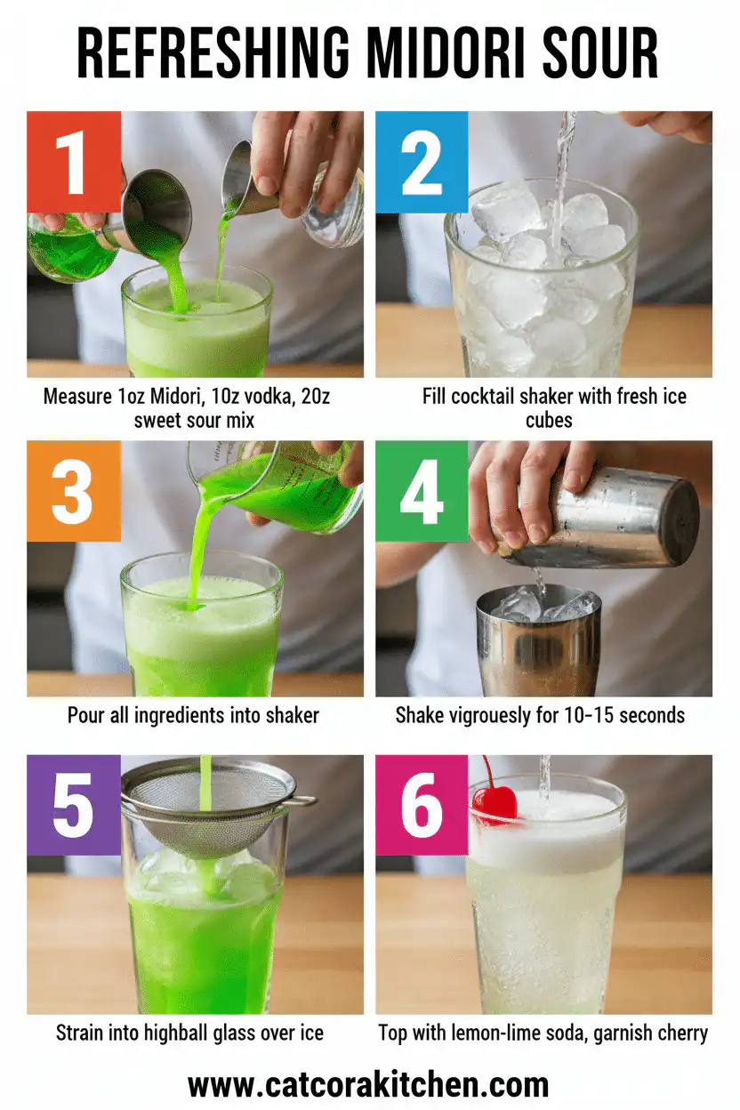 Midori sour How to Make 