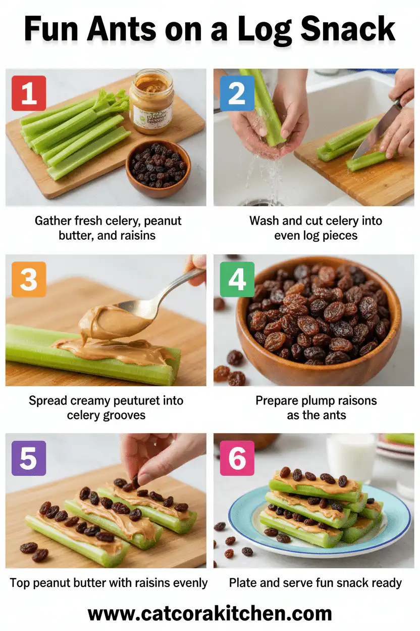 Ants on a log How to Make 