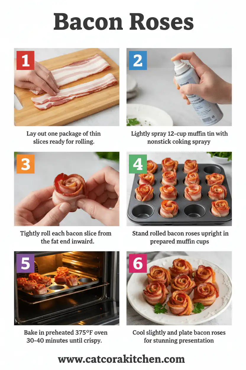 Bacon Roses How to Make 