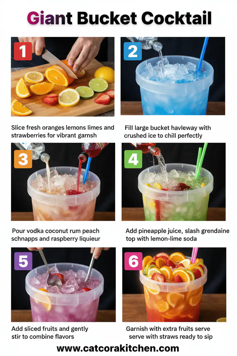 Bucket cocktail recipe How to Make