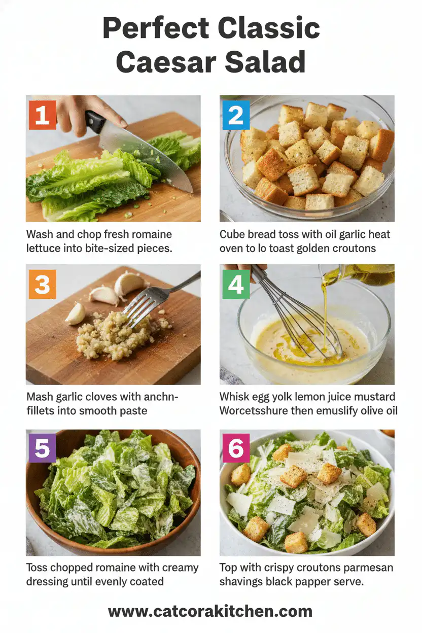 Classic Caesar salad How to Make