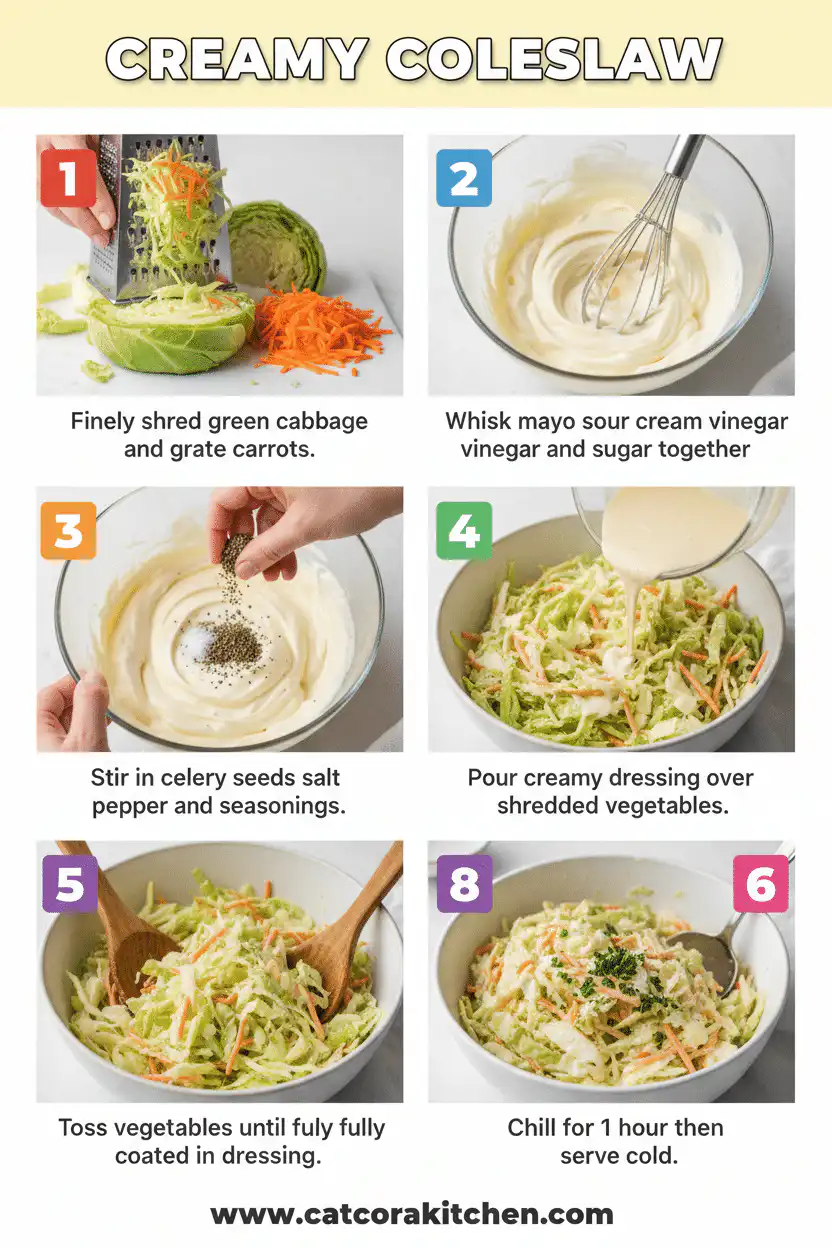 Creamy coleslaw how to make