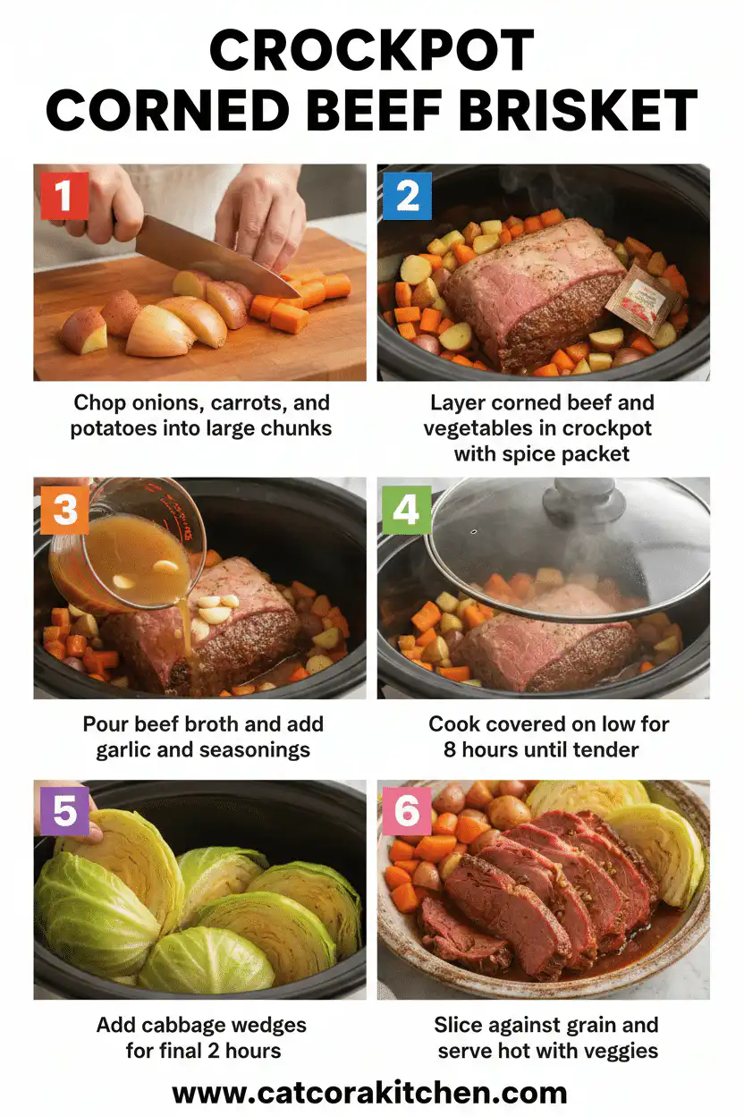 Crockpot corned beef brisket How to Make 