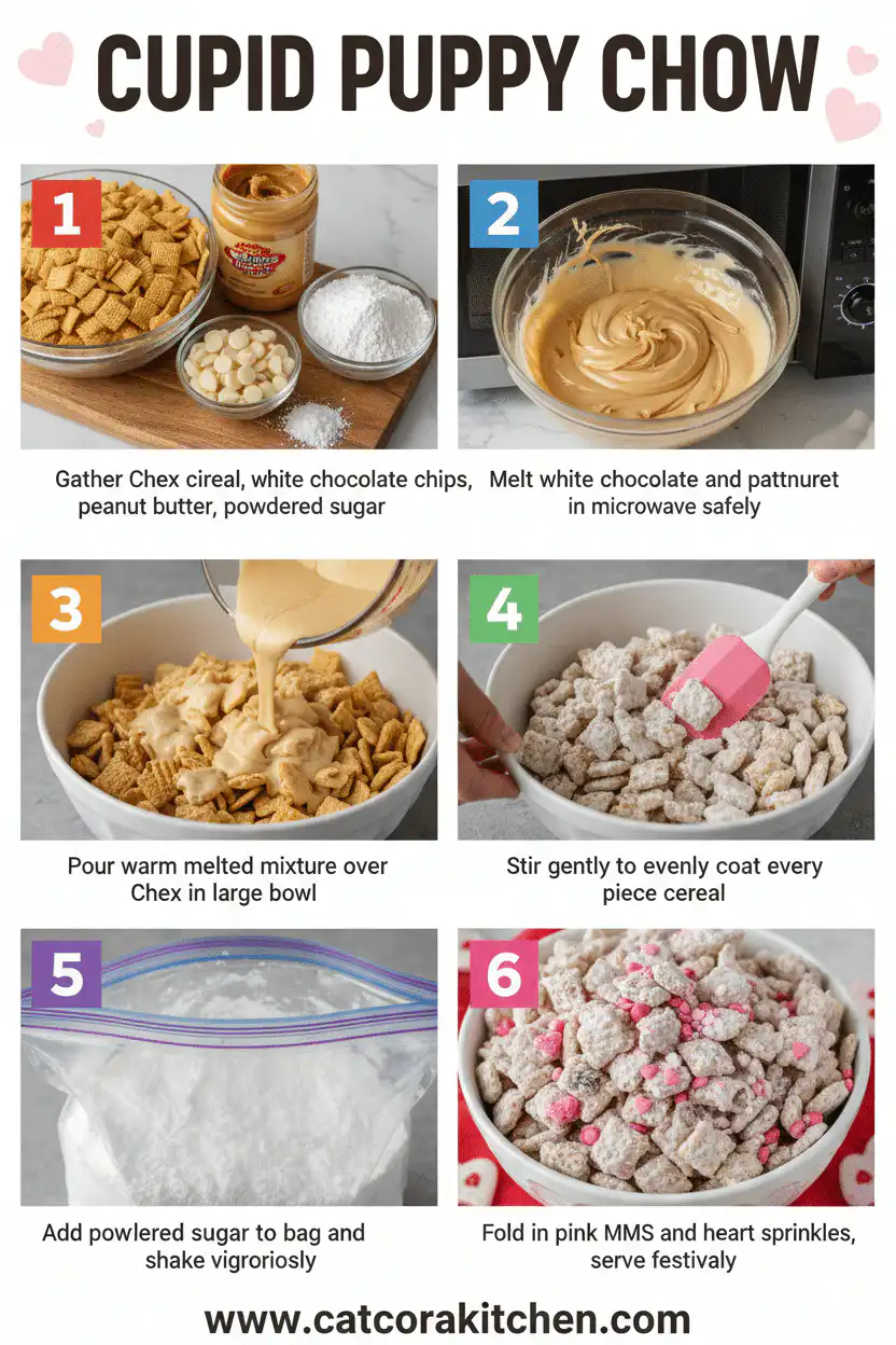 Cupid puppy chow How to Make 