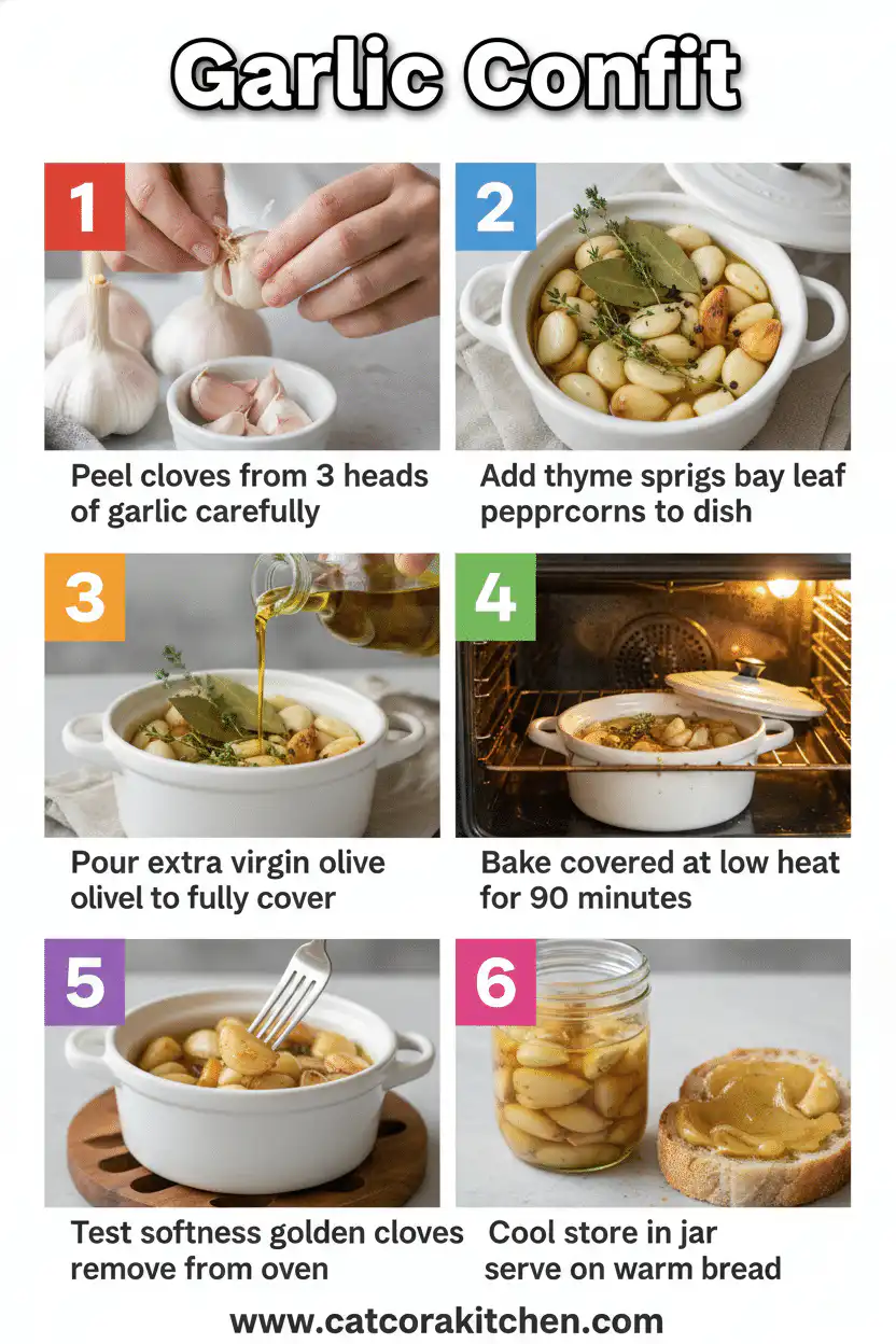 Garlic confit how to make